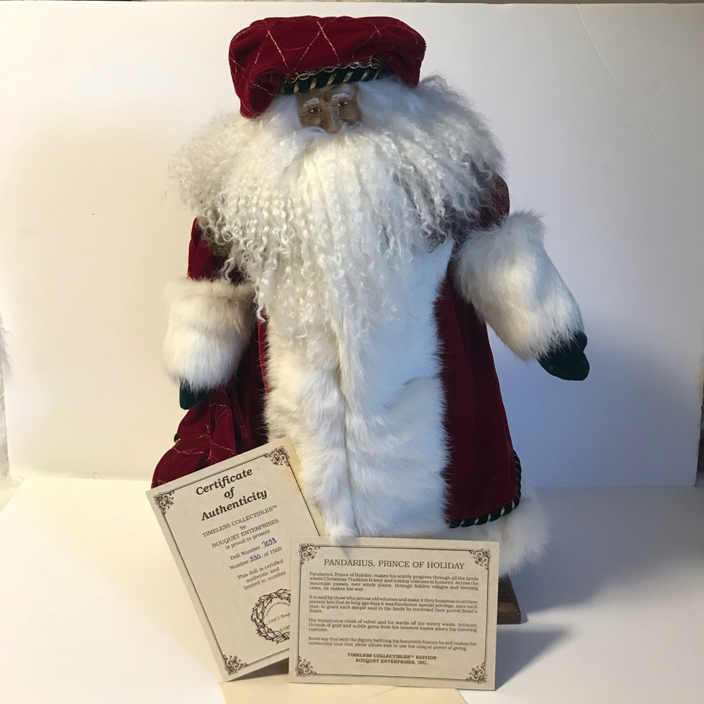 PANDARIUS PRINCE OF HOLIDAY Santa Timeless Collectibles by Bouquet Enterprises